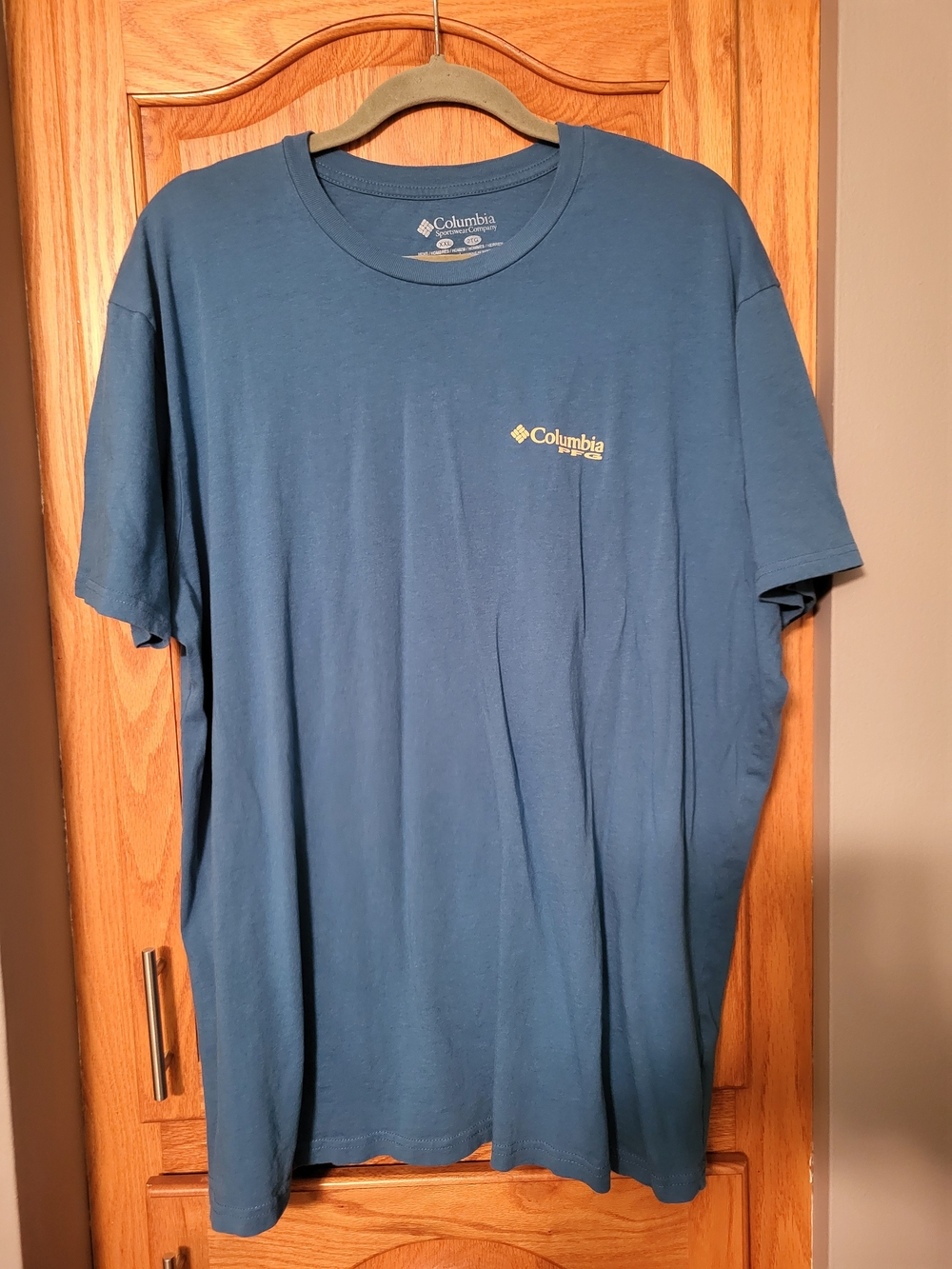 Columbia PFG Men’s Graphic Blue T-Shirt XXL  Short Sleeve